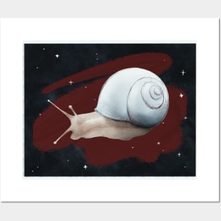 Cosmic Snail Art Posters and Art